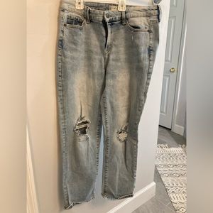 Wonderfly Girlfriend distressed jeans size 8 women’s